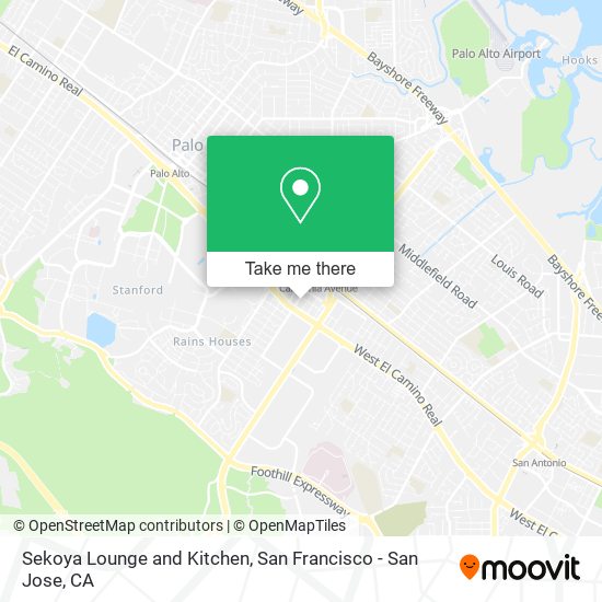 Sekoya Lounge and Kitchen map