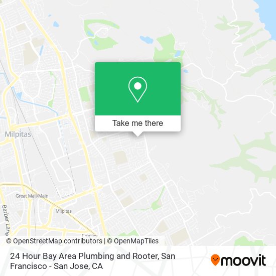 Mapa de 24 Hour Bay Area Plumbing and Rooter