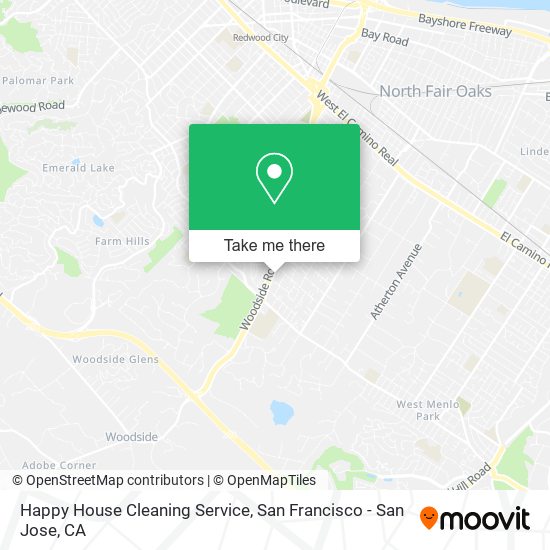 Happy House Cleaning Service map