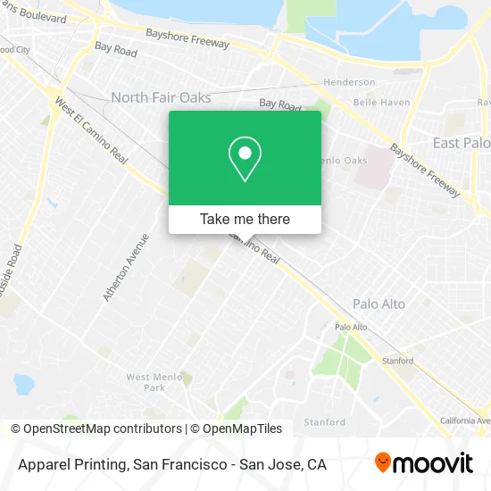 Apparel Printing map