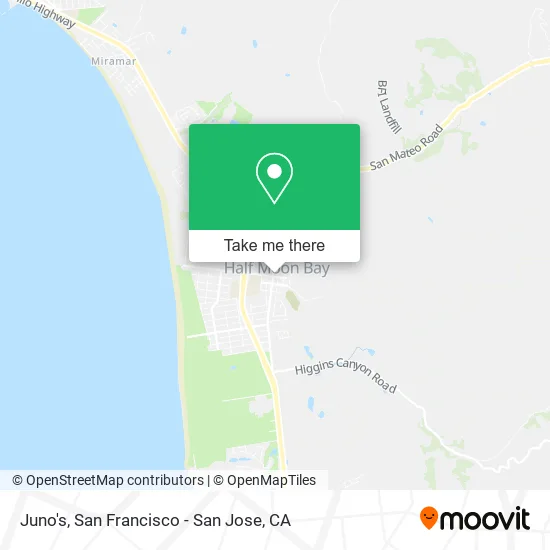 Mapa de Juno's