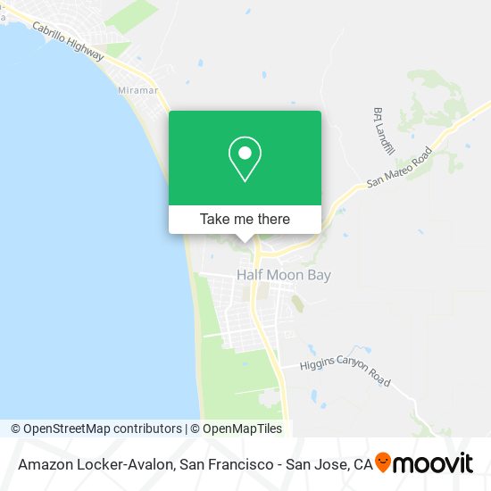 Amazon Locker-Avalon map