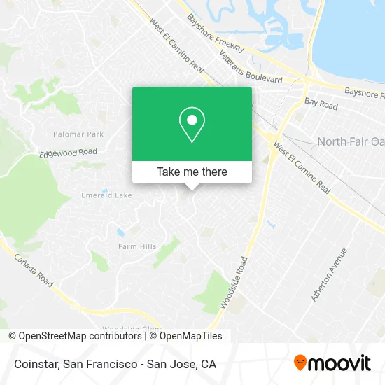 Coinstar map