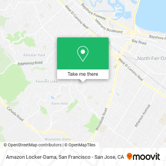 Amazon Locker-Dama map
