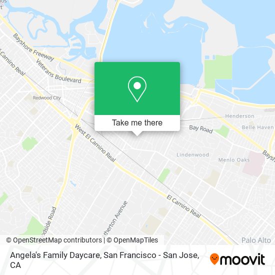 Angela's Family Daycare map