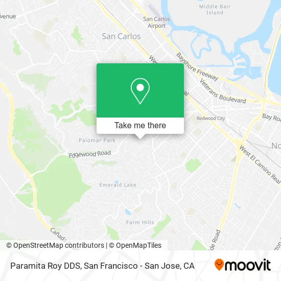 Mapa de Paramita Roy DDS