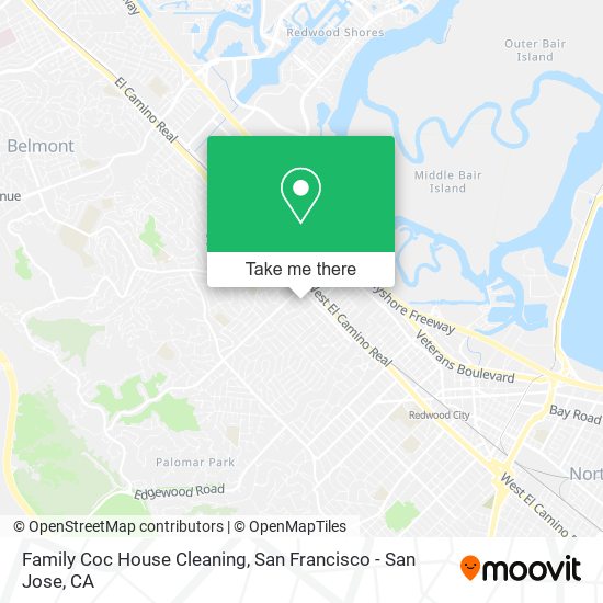 Family Coc House Cleaning map
