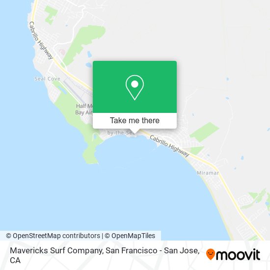 Mavericks Surf Company map