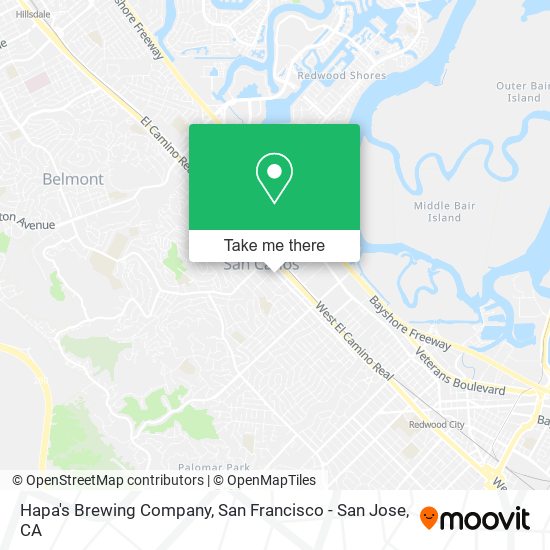 Hapa's Brewing Company map