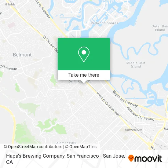Mapa de Hapa's Brewing Company