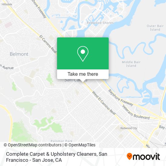 Complete Carpet & Upholstery Cleaners map