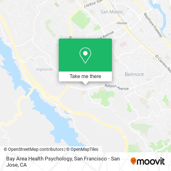 Bay Area Health Psychology map