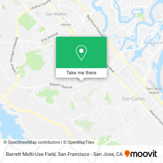 Barrett Multi-Use Field map