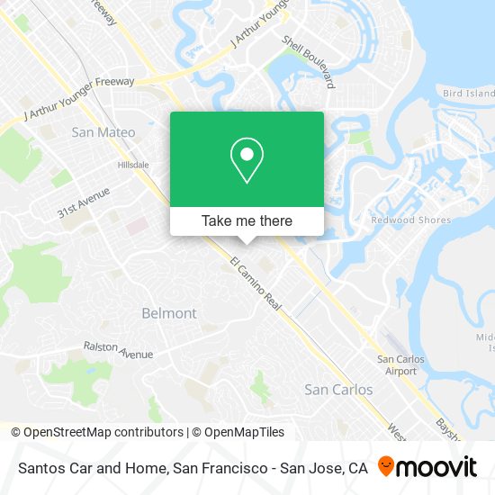 Santos Car and Home map