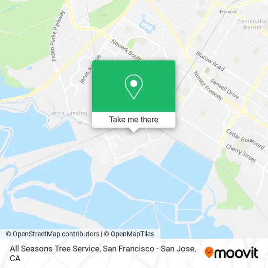 Mapa de All Seasons Tree Service