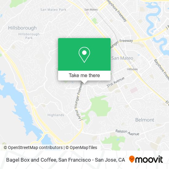 Bagel Box and Coffee map