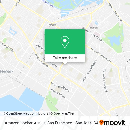 Amazon Locker-Ausilia map