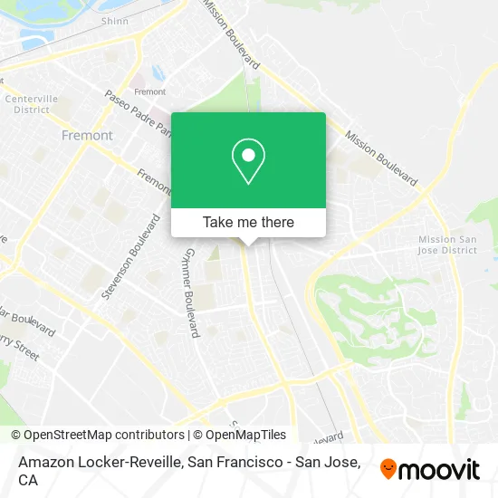 Amazon Locker-Reveille map