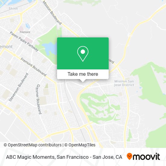 ABC Magic Moments map