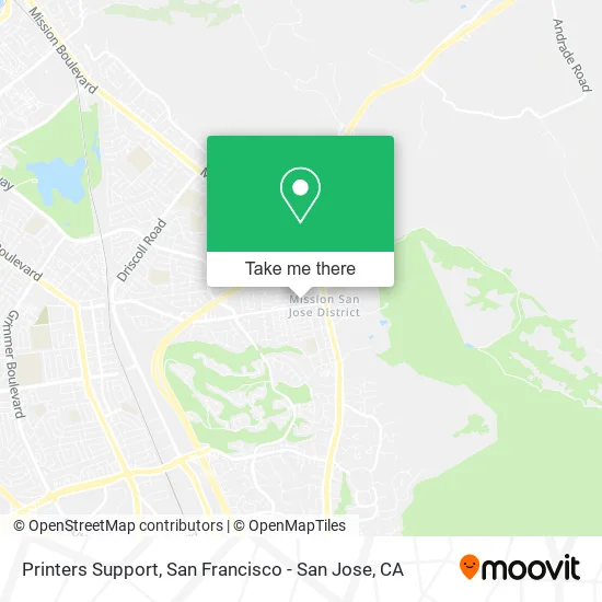 Printers Support map