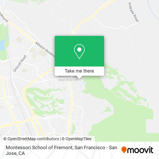 Mapa de Montessori School of Fremont