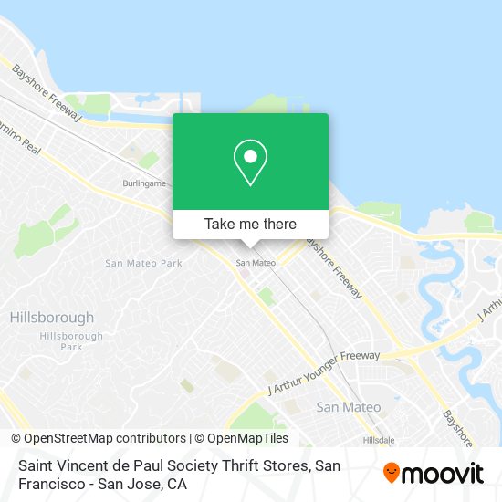 Mapa de Saint Vincent de Paul Society Thrift Stores