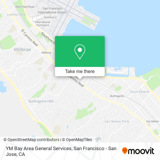 Mapa de YM Bay Area General Services