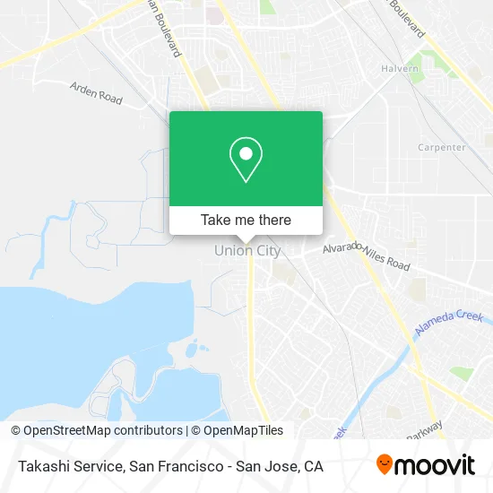 Takashi Service map