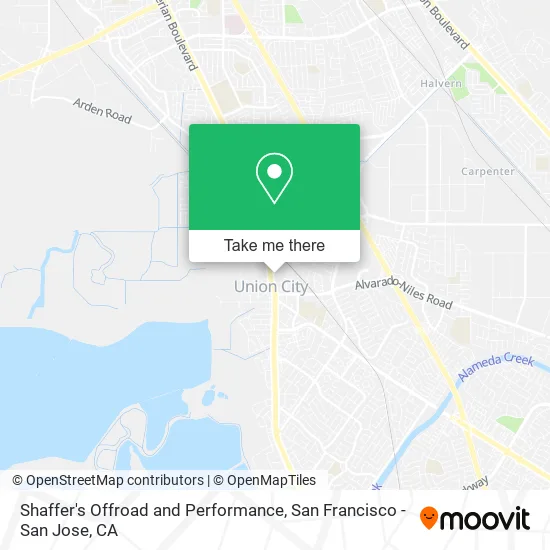 Mapa de Shaffer's Offroad and Performance