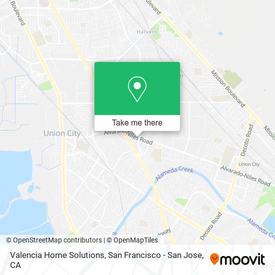 Valencia Home Solutions map