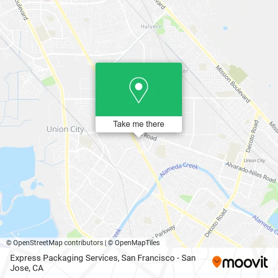Express Packaging Services map