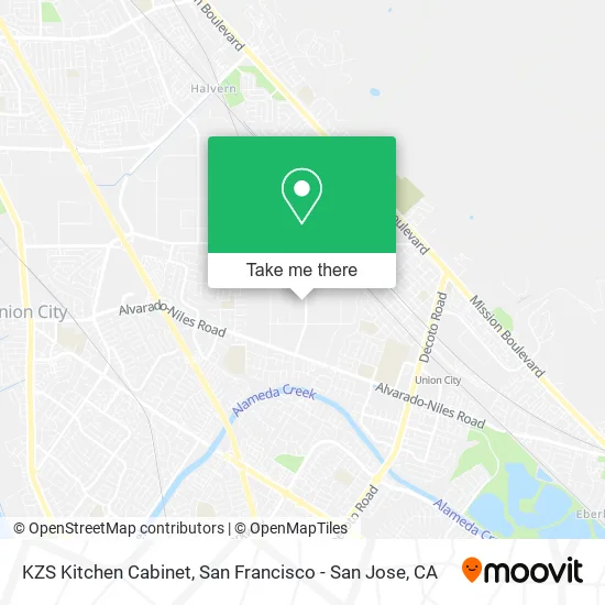 KZS Kitchen Cabinet map