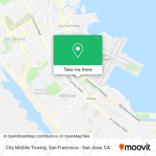 Mapa de City Mobile Towing