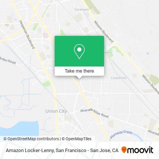 Amazon Locker-Lenny map