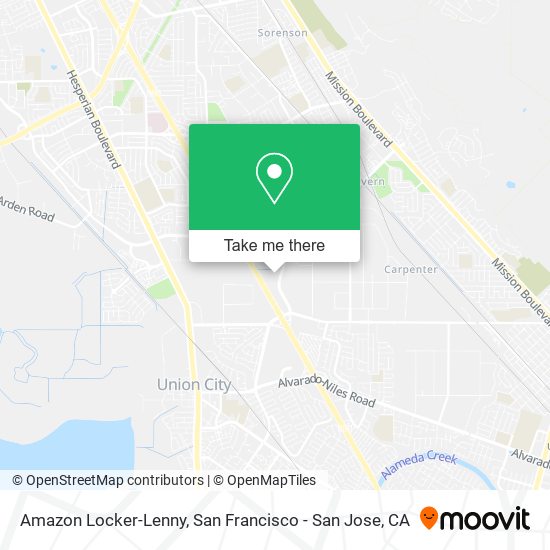 Mapa de Amazon Locker-Lenny