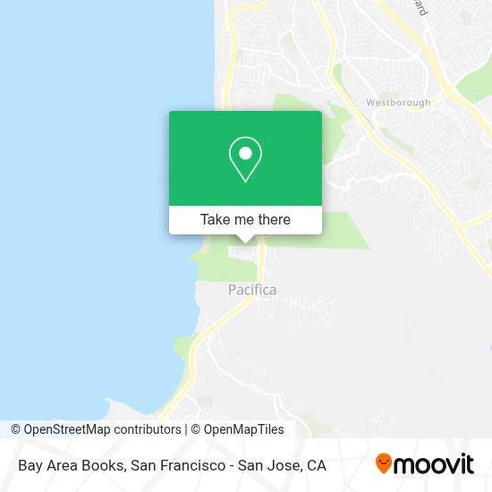 Bay Area Books map