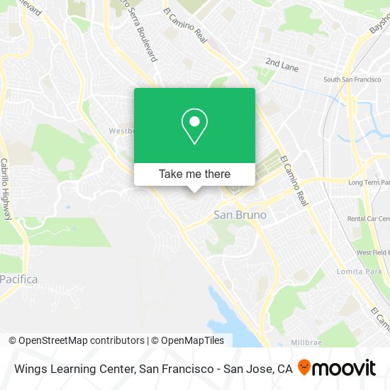 Wings Learning Center map