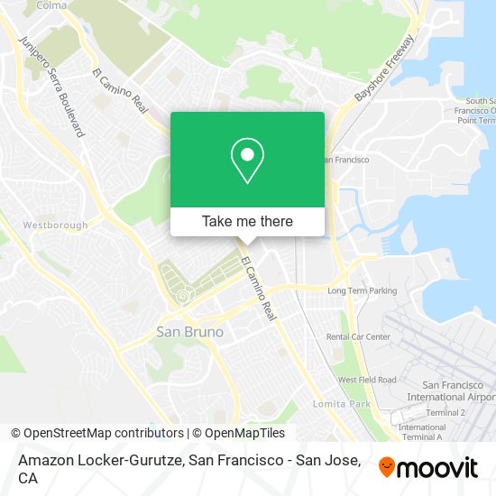 Amazon Locker-Gurutze map