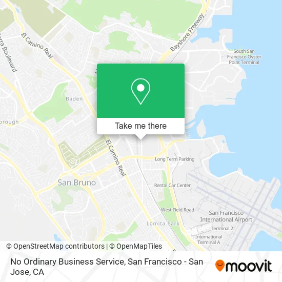 No Ordinary Business Service map