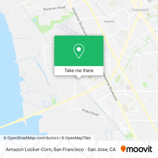 Amazon Locker-Corn map