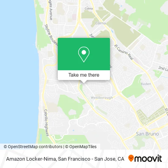 Amazon Locker-Nima map