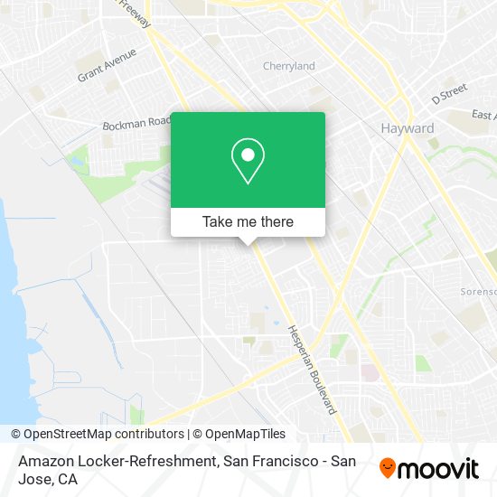 Mapa de Amazon Locker-Refreshment