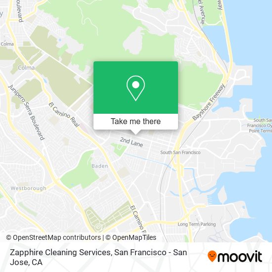 Zapphire Cleaning Services map