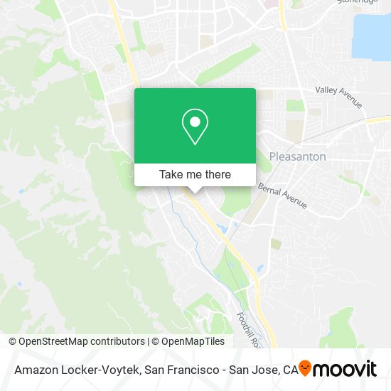 Mapa de Amazon Locker-Voytek