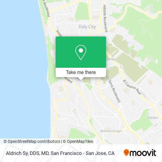 Aldrich Sy, DDS, MD map
