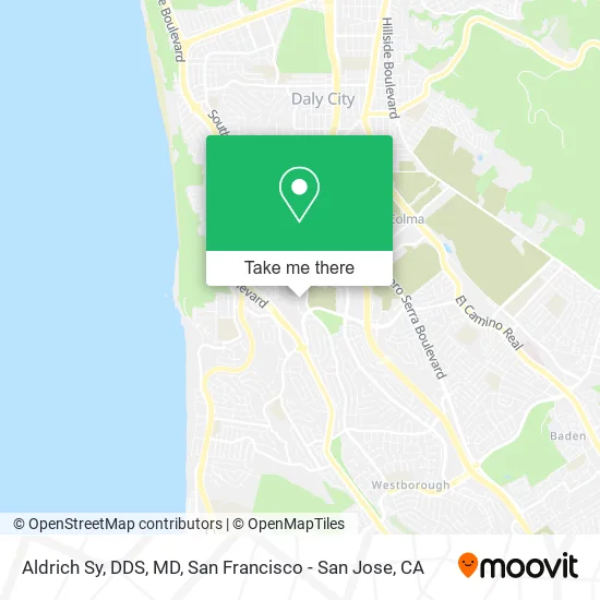 Mapa de Aldrich Sy, DDS, MD