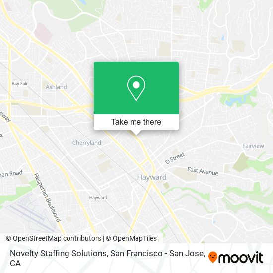 Mapa de Novelty Staffing Solutions
