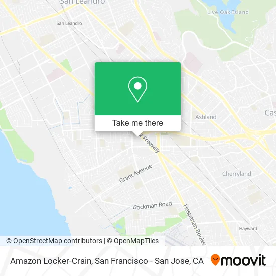 Amazon Locker-Crain map