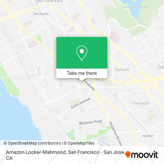 Amazon Locker-Mahmood map