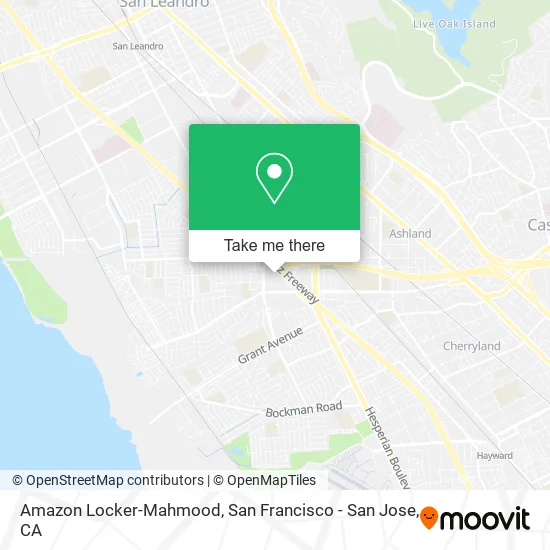 Amazon Locker-Mahmood map